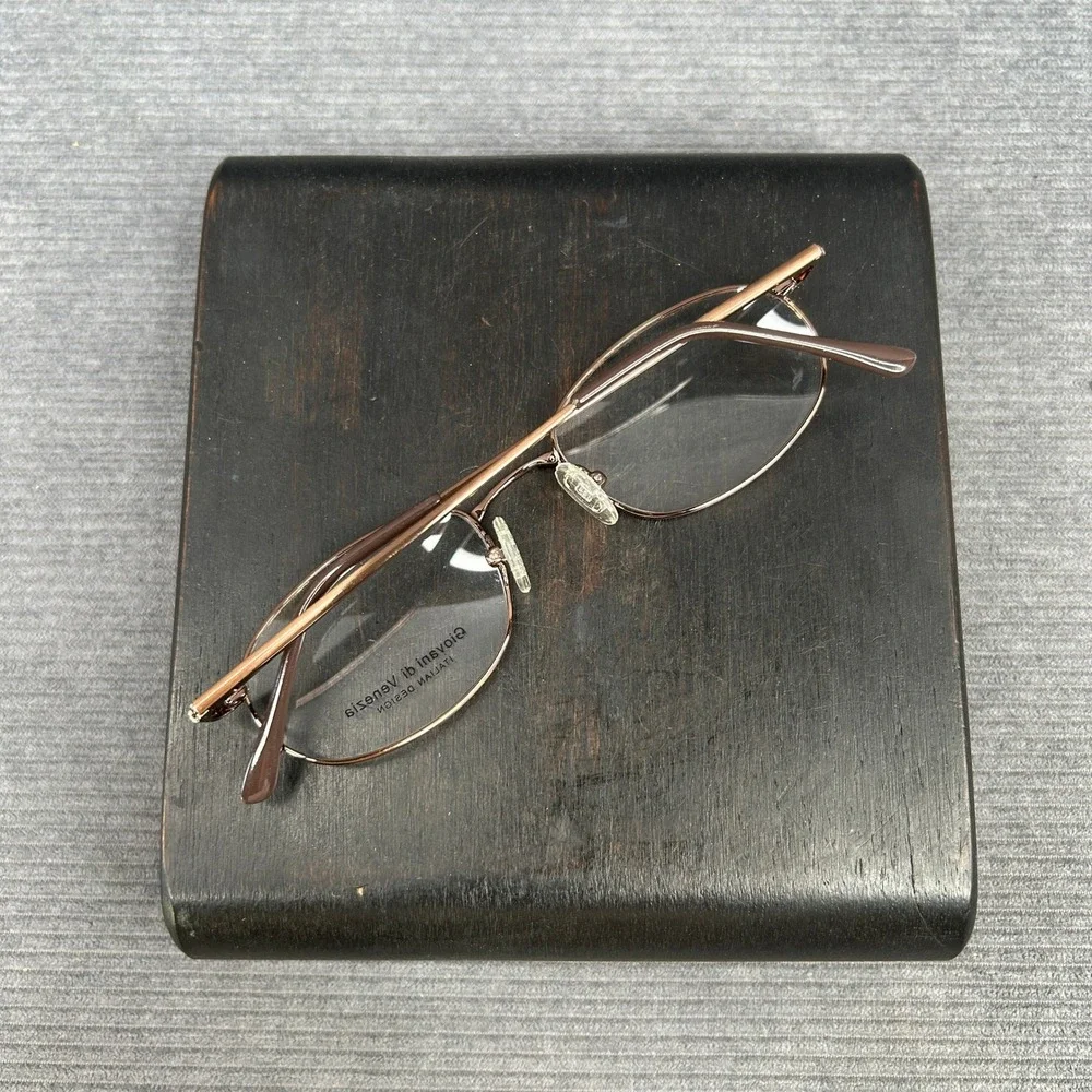 Giovani di Venezia Anthony Brown Y2k Eyeglass Frames Italian Design 51-20-145